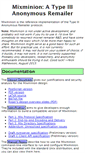 Mobile Screenshot of mixminion.net